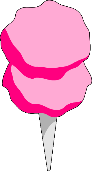 Cotton Candy Clipart Png (318x589)
