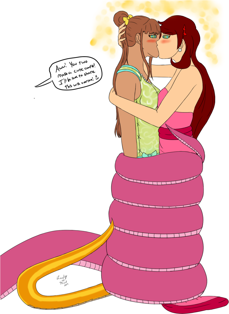 Coiled N Kissing By Lady Of Mud - May 29 (1024x1423)
