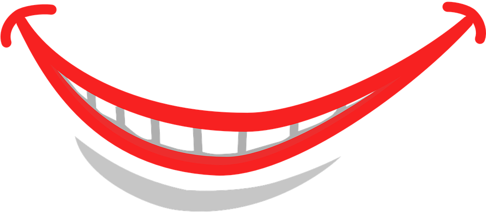 Grin Clipart Animated Mouth - Smile Png (960x480)