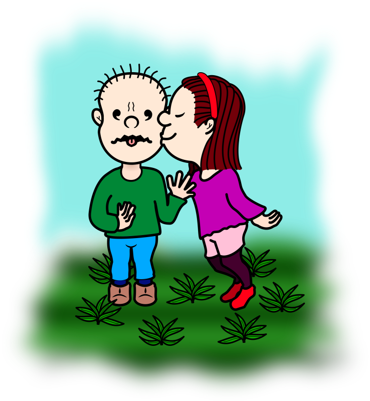 Pin Big Kiss Clip Art - Smack Clipart (738x800)