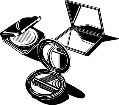 Makeup Clip Art Images Makeup Clipart Vector - Makeup Icon Transparent Background (400x353)