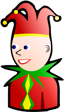 Clipart Info - Joker Playing Card (410x410)