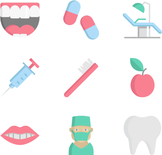 Tooth Icons - Dentistry (600x564)