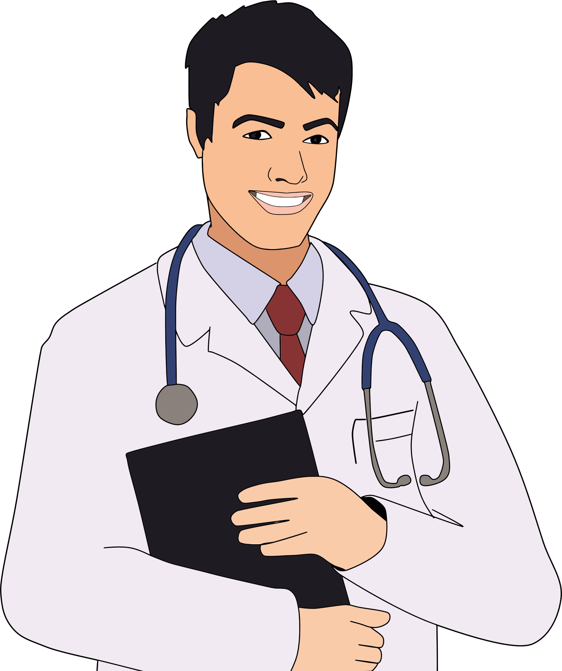Transparent Doctor Cliparts - Doctor Clip Art Png (1942x2319)