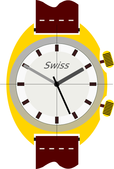 A Design Of A Swiss Antique Wrist Watch For Sale Like - Png Clipart Wrist Watch (366x543)