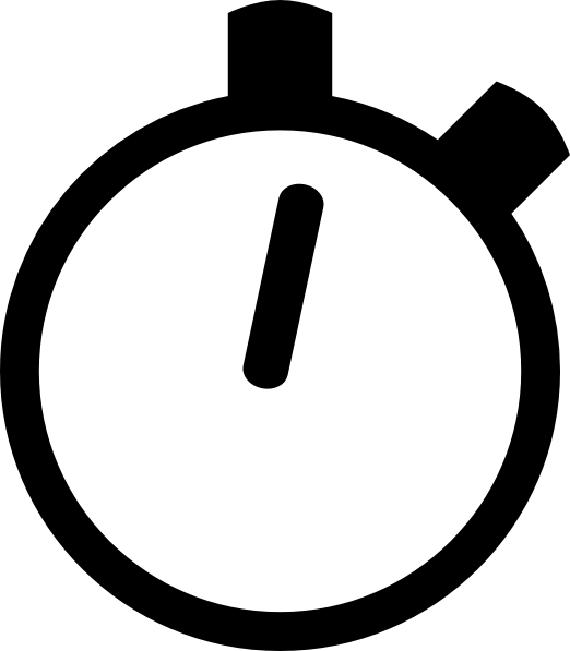 Stopwatch Clipart (522x597)