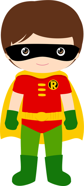 Craft - Batman Robin Clipart (900x1983)