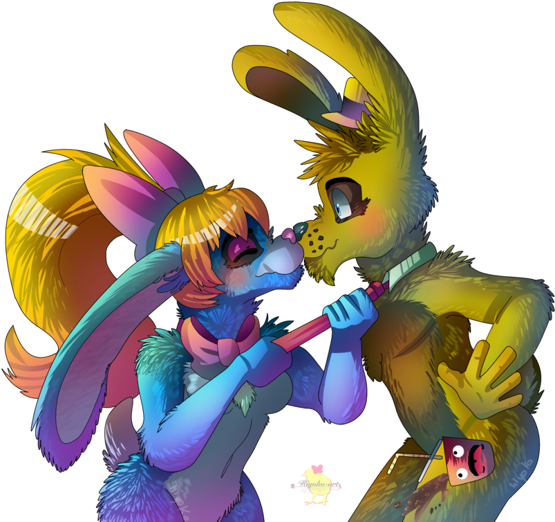 Smooch [ Commission ] By Hiyoko Little Chick - Cartoon (1024x754)