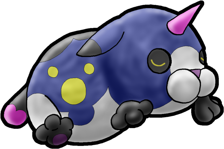 Sleepy Meow Wow By Dragons-den On Clipart Library - Sleeping Meow Wow (900x639)