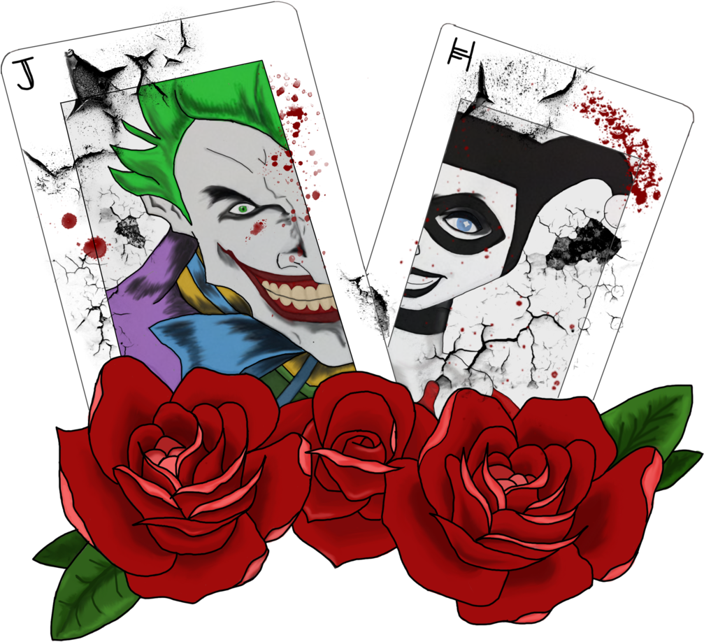 The Joker Harley Quinn Cards By Urianity On Deviantart - Harley Quinn And Joker Cards (1024x959)