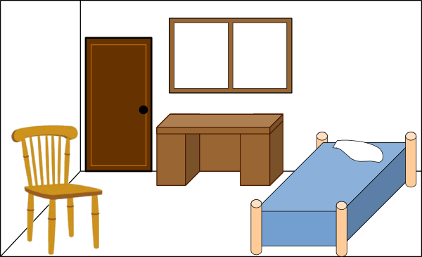 Clip Art Bedroom (600x365)