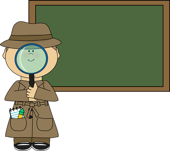 Room Clipart Inspector - Girl Detective Clipart (550x490)