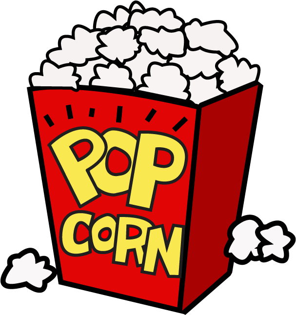 Movie - Popcorn Clipart (696x741)