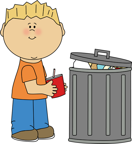 Picture - Picking Up Litter Clipart (459x500)