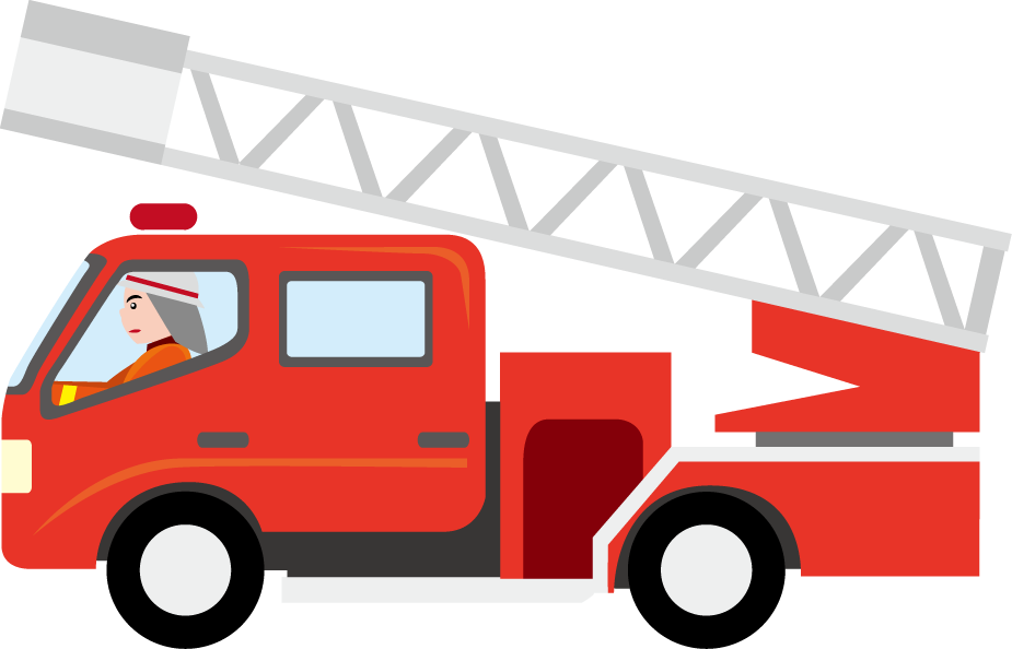 消防車両 13 乗り物の - Fire Truck Vector Png (925x594)