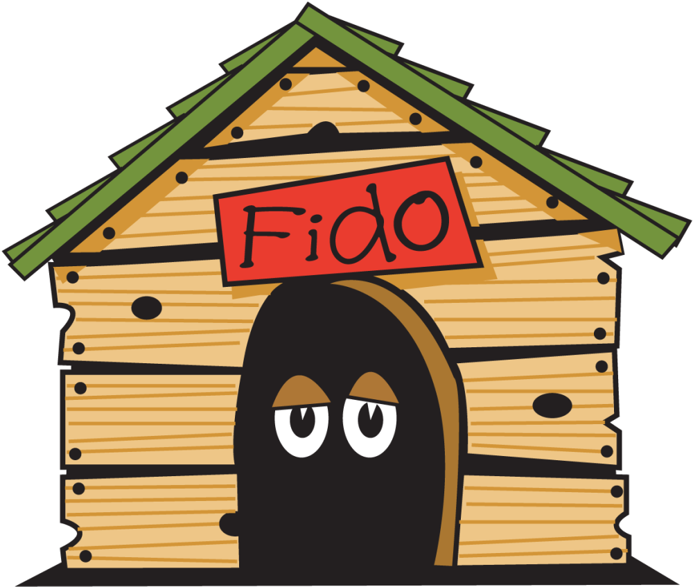 Free Hiding Dog Cliparts, Download Free Clip Art, Free - Dog House Clip Art (1024x1024)
