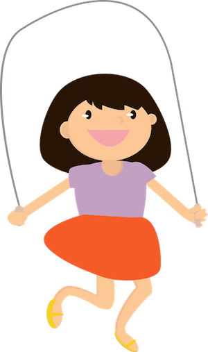 Recess - Jump Rope Clip Art (300x507)
