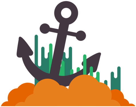 Sea Bed Clipart Under Sea - Anchor Transparent (512x512)