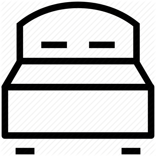 Bed, Bed Frame, Bedroom, Furniture, Sleeping Bed Icon - Draw An Open Drawer (512x512)