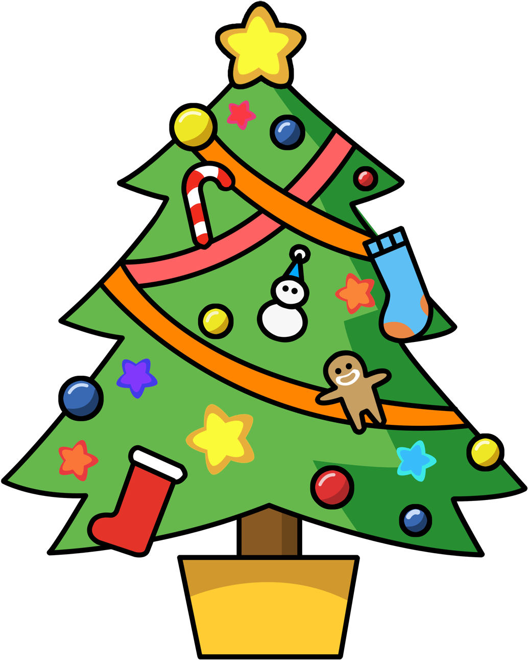 Snowman Dogs Cliparts - Christmas Tree Christmas Tree Christmas Tree Apron (1200x1386)