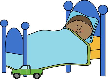 School Age Kids Need 10 12 Hours Of Sleep Each Night - Kid Sleeping In Bed Clipart (450x329)