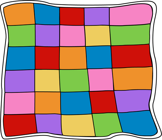 Free Quilt Clipart - Quilt Clipart (550x474)