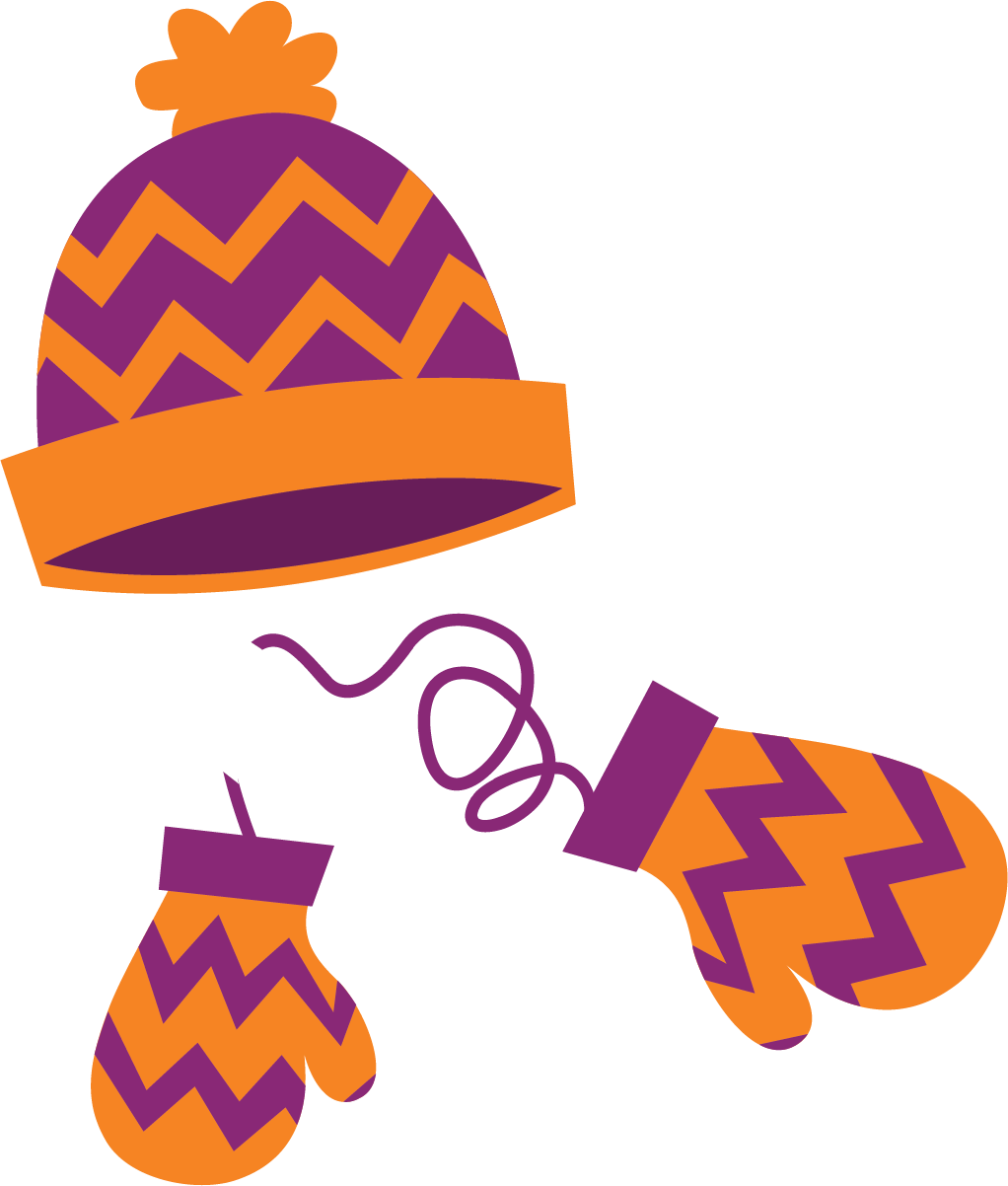 Winter Holidays Clip Art - Hats And Gloves Clip Art (1022x1202)