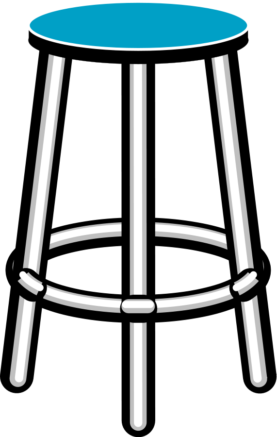 Chair Clipart Png - Stool Clip Art (571x900)