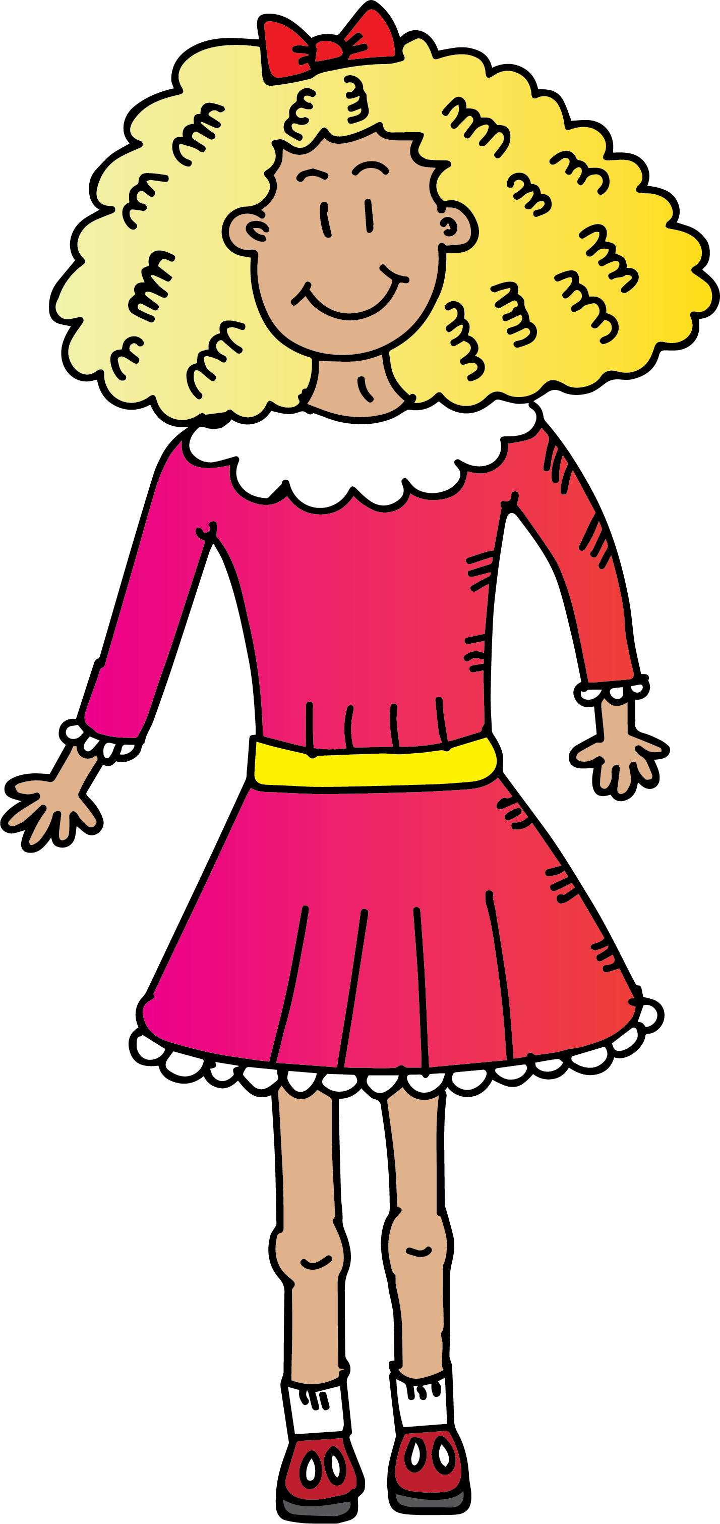 Goldilocks Free Images - Goldilocks Clipart (1428x3021)