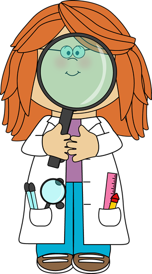 Kids Science Clipart Science Clip Art Science Images - Magnifying Glass Science Clipart (306x550)