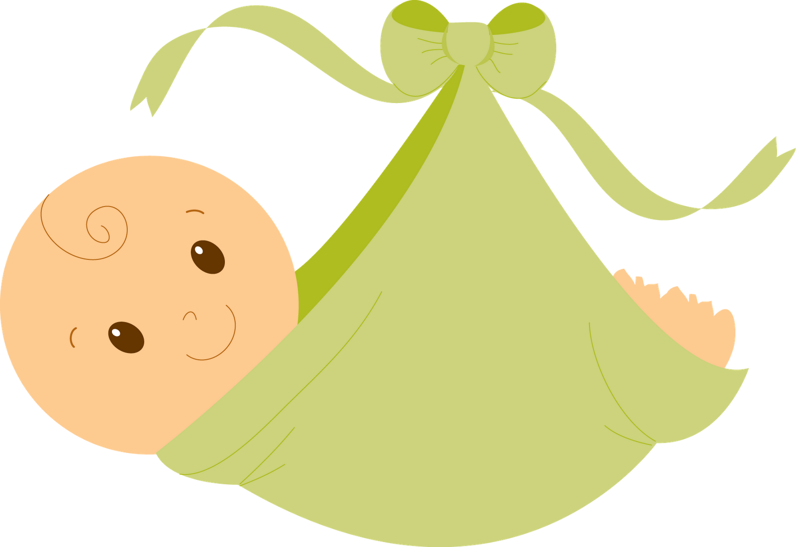 Babysling Boy Green - Baby Shower Png (1600x1099)
