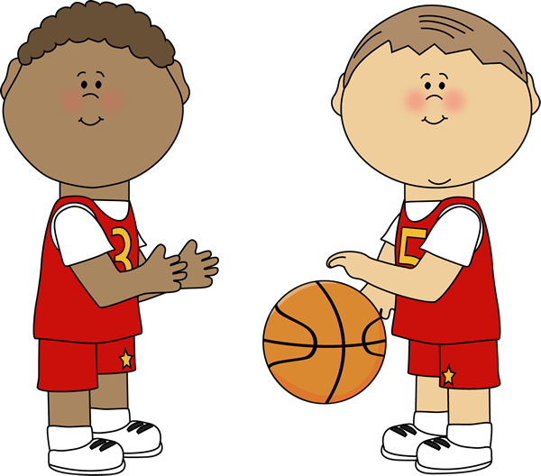 Boy Playing Basketball Clipart Boys Clip Art Image - Boys Playing Basketball Clipart (600x528)