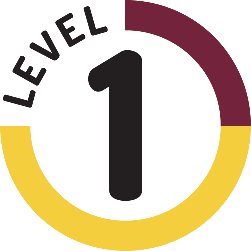 Month To Month Membership - Level 1 Logo Png (500x500)