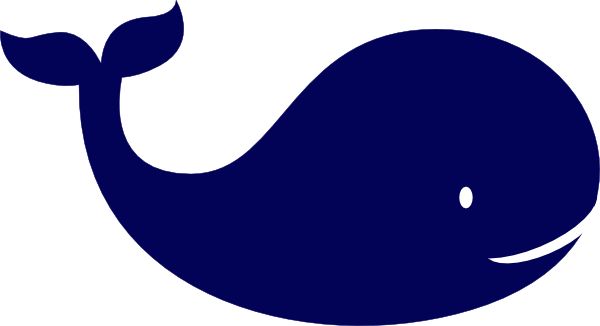 Whale Silhouette Clip Art (600x326)