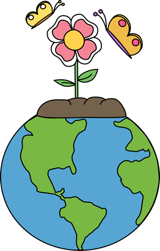 Nature Clipart For Kids - Poster Of Earth Day (319x500)