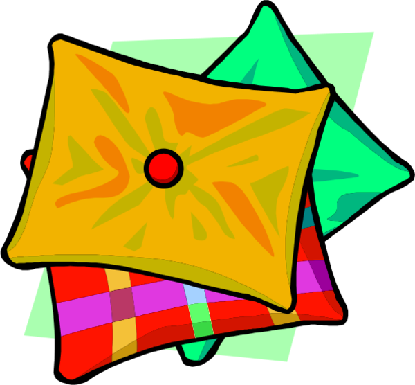 Pillow Clipart Graphic - Pillows Clip Art (600x556)