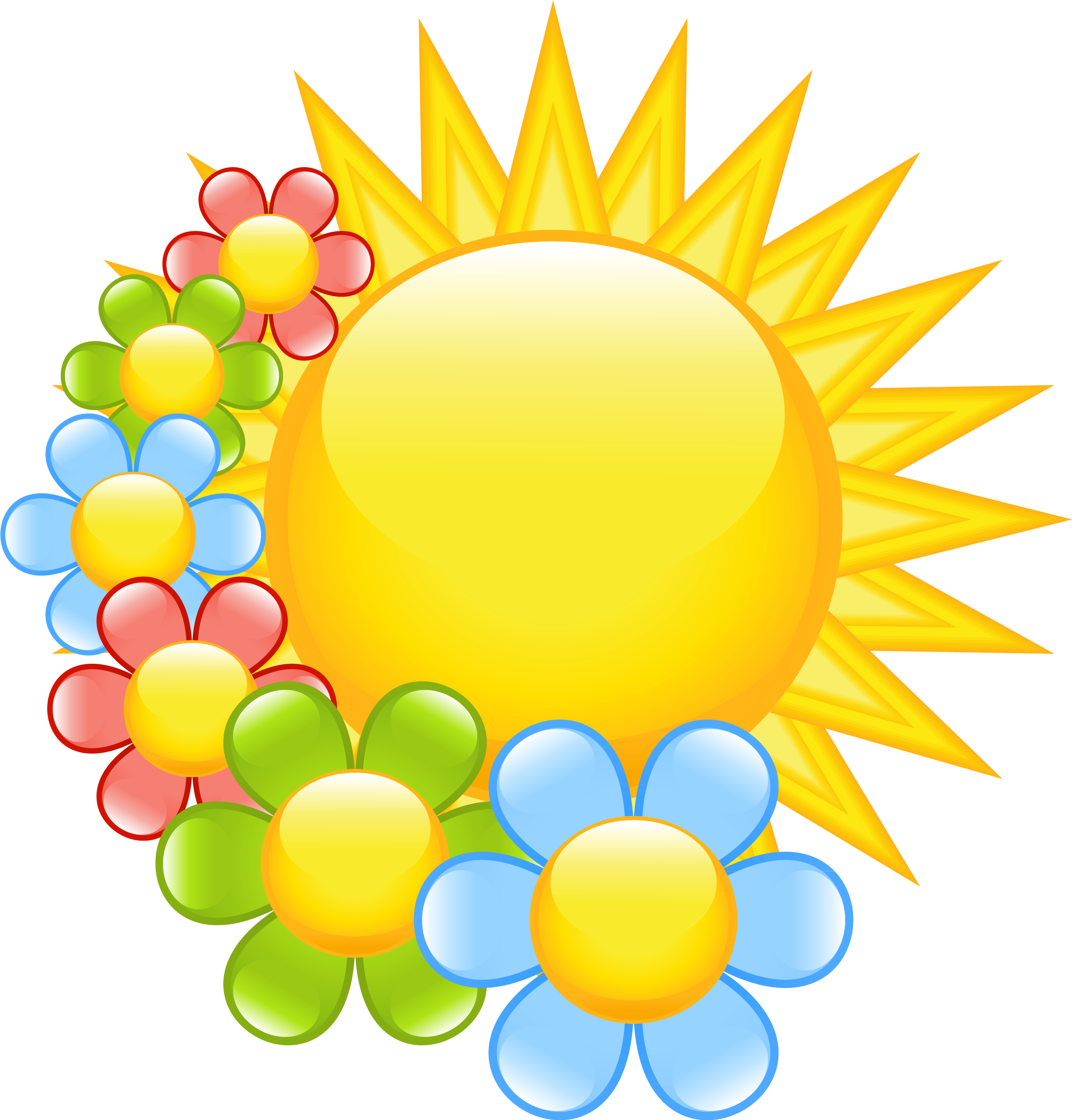 Camomile Clipart Spring Break 2016 - Flowers Clip Art (2624x2769)