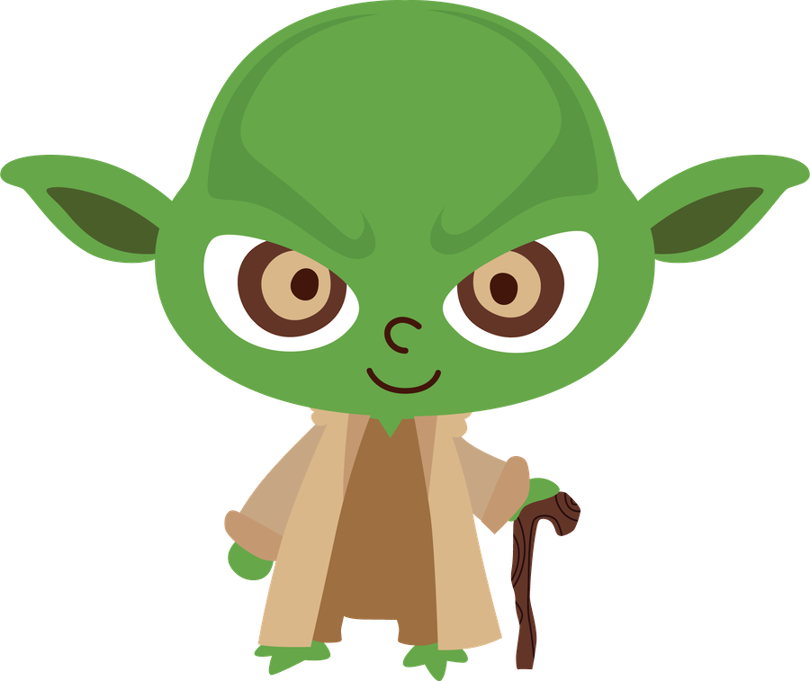 Parties Kids - Star Wars Yoda Png (900x757)