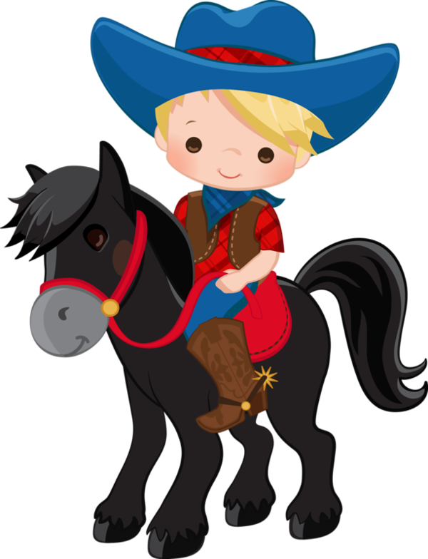 Children Clipartsummer - Cowboy Clipart (600x784)