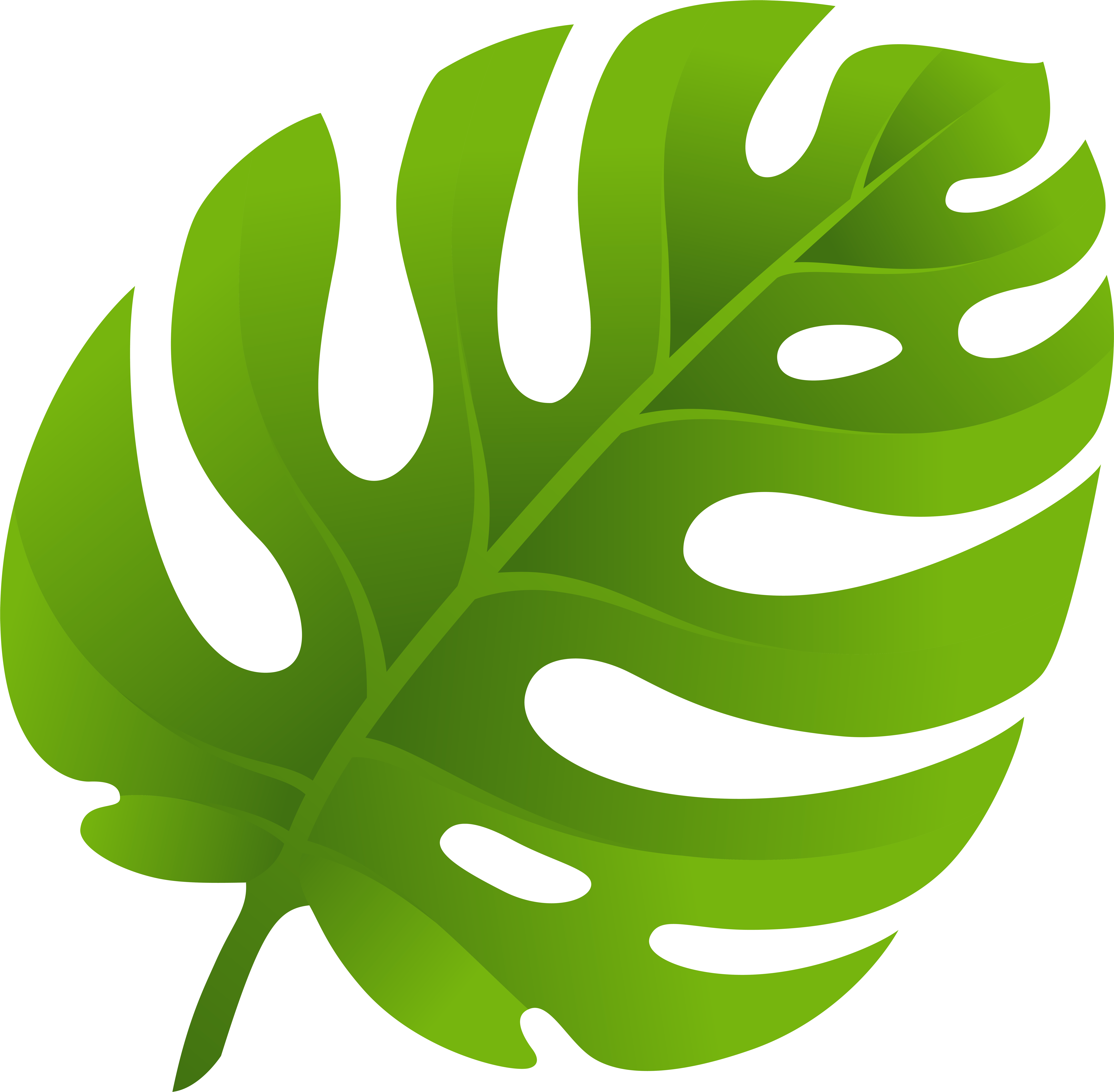 Exotic Leaf Png Clip Art - Leaf Clipart Png (8000x7838)