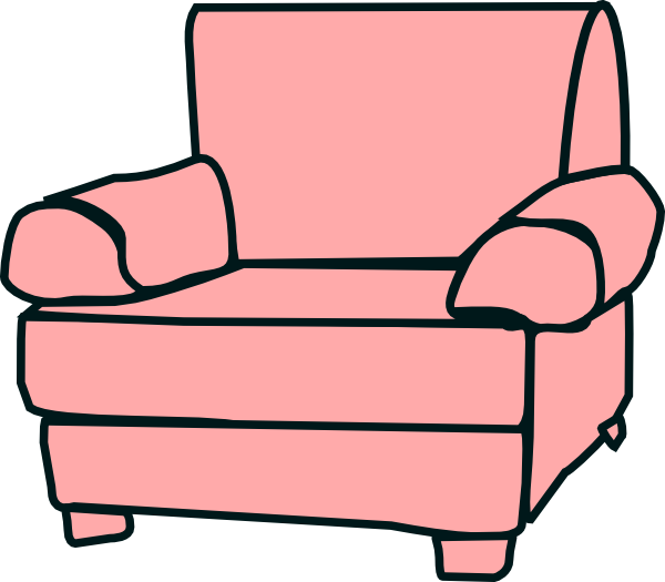 Furniture Clip Art At Clker - Furniture Clipart (600x525)
