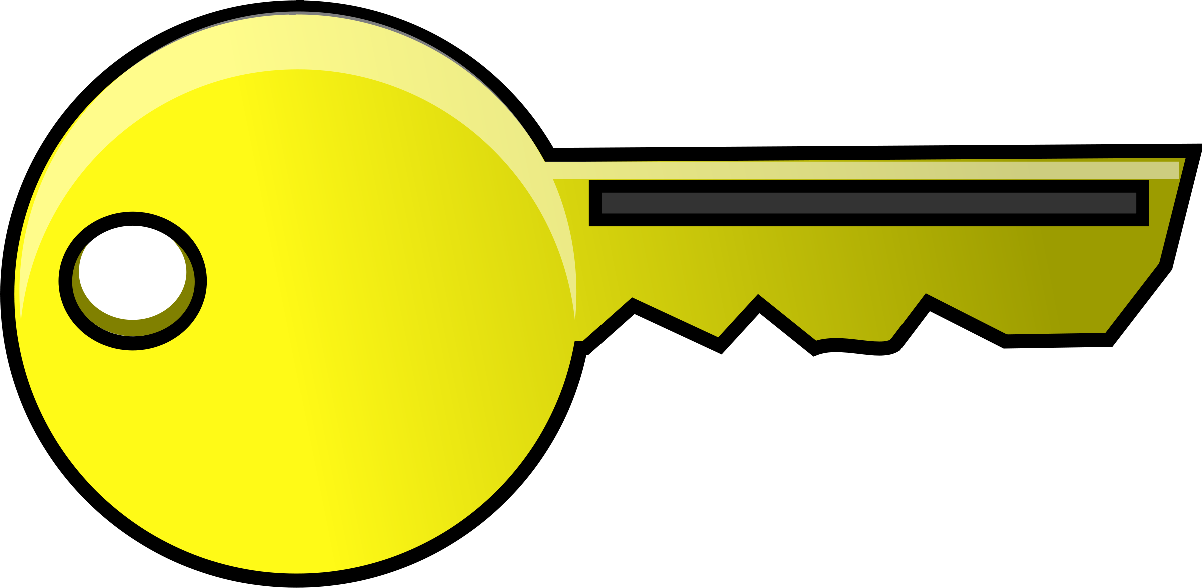 Key Clip Art Vector Key Graphics Image - Key Clipart (2400x1175)