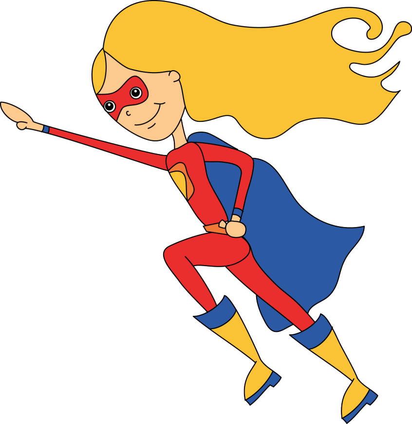 Girl Super Hero Clip Art Clipart Panda Free Clipart - Superhero Clipart (846x870)