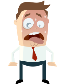 How To Welcome Back An Employee Returning From Sick - Pensive Cartoon (600x290)