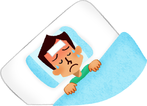 Sick Man In Bed Sleep Disorder 483x350 Png Clipart Download
