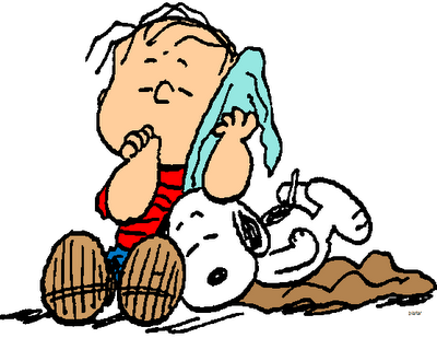 Tired Child Clip Art - Linus Snoopy (640x480)