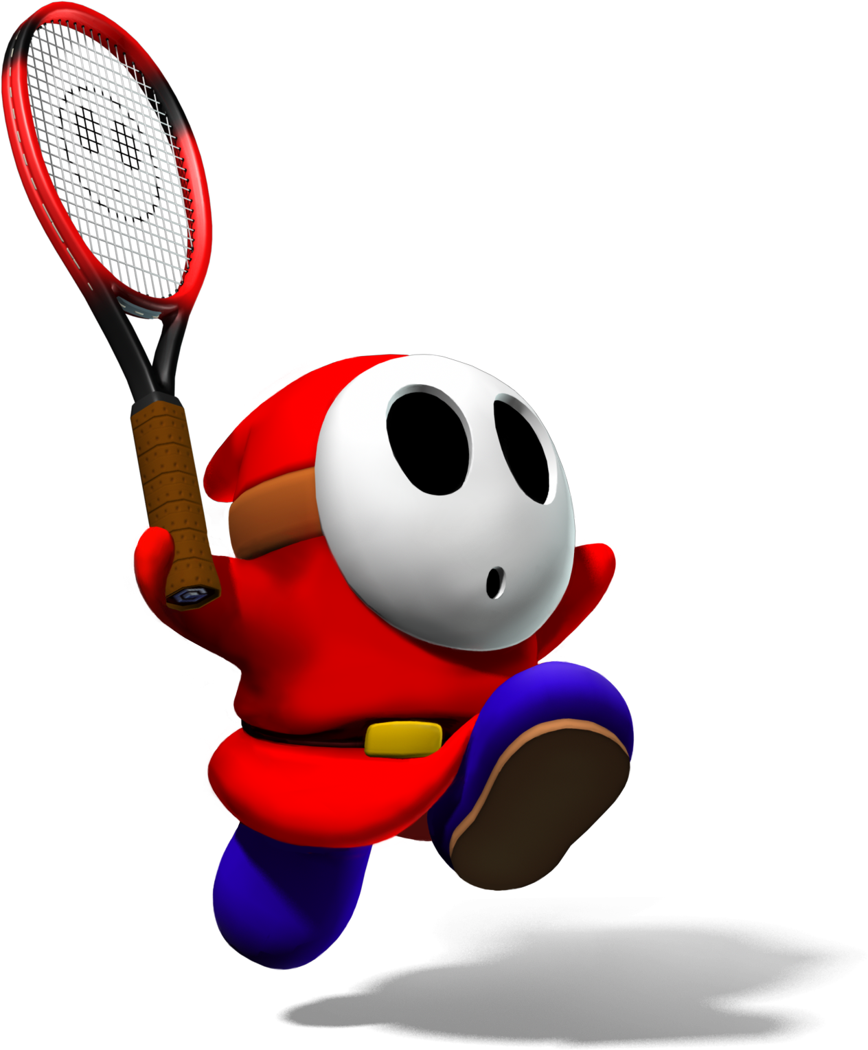 Shy Face Cliparts - Mario Tennis Shy Guy (2000x2000)