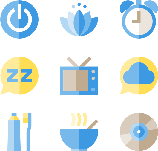 Sleep Time - Sleep Icons (600x564)