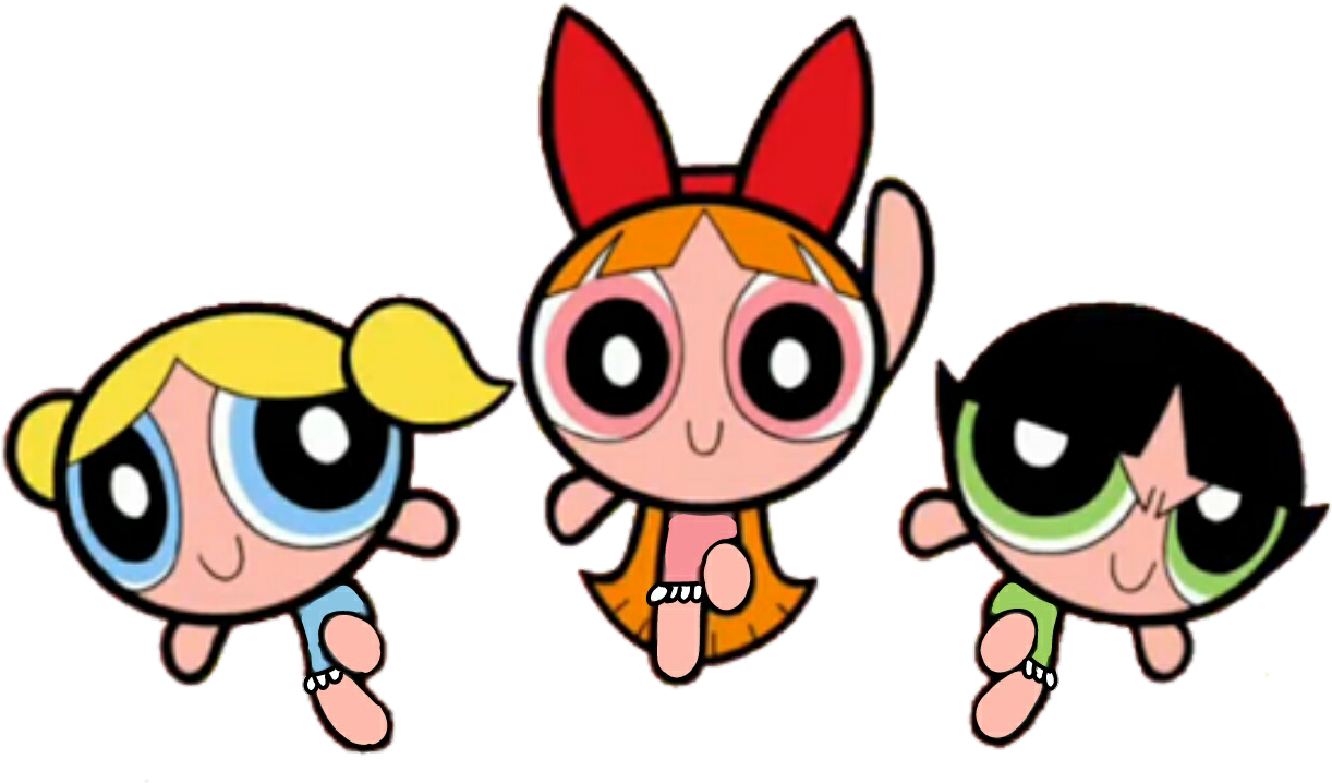 Powerpuff Girls Wear Bedtime Clothes - Powerpuff Girls Gif (1356x766)