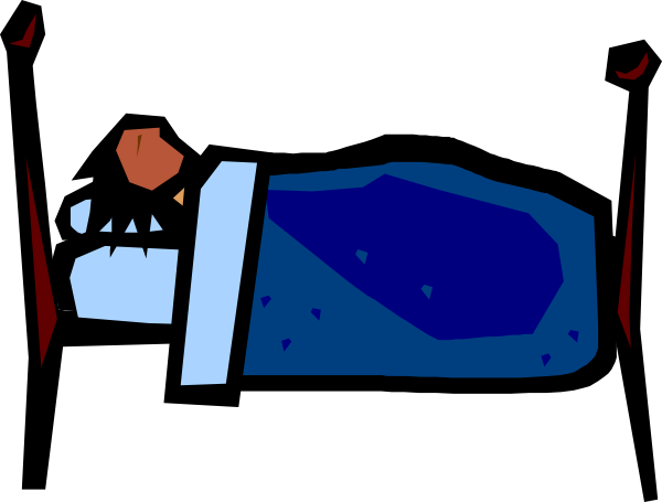 Person Sleeping Clip Art (600x455)